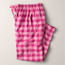 Flannel Bubble Gum Pajama Pants (Adult)