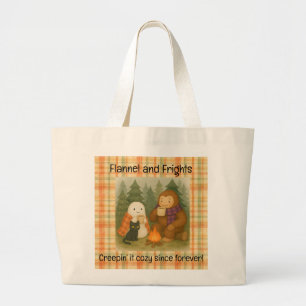 Flannel & Frights Tote Bag – Cosy Fall