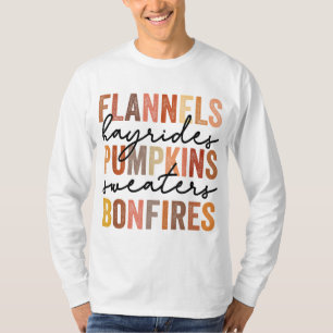 Flannels Hayrides Pumpkins Vintage Sweaters Bonfir