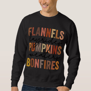 Flannels Hayrides Pumpkins Vintage Sweaters Bonfir