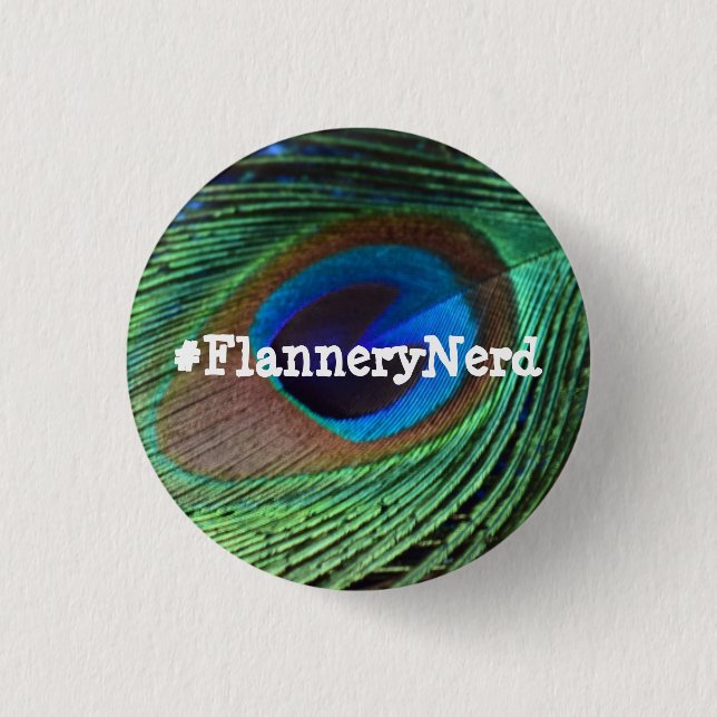 Flannery O'Connor Button (Front)