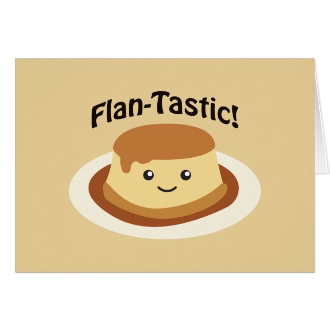 Flantastic! Cute flan (Front Horizontal)