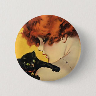 Flapper and Kitty 6 Cm Round Badge