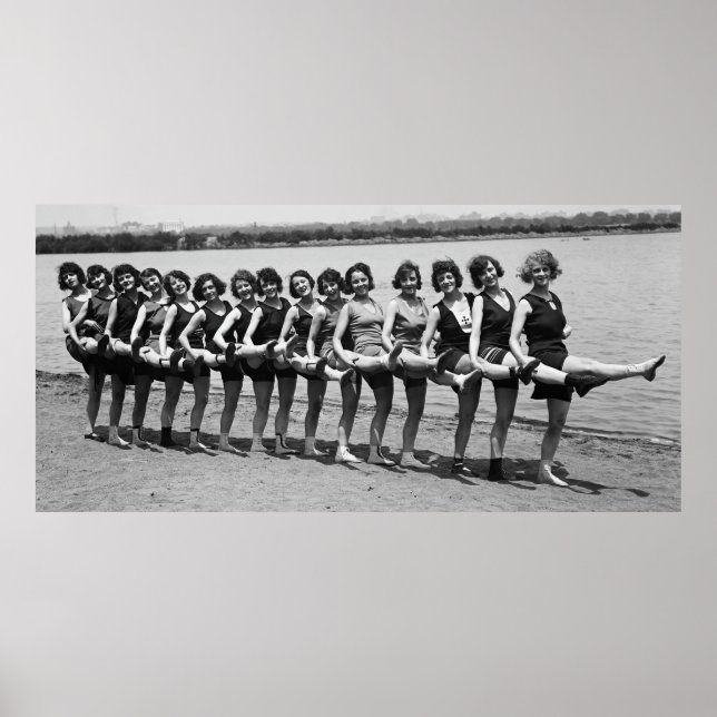 Flapper BATHING BEAUTIES 1923 Poster (Front)