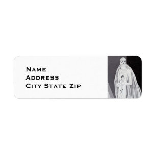 Flapper Bride Return Address Label