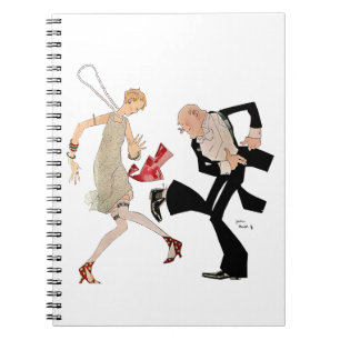 Flapper Dancing Notebook