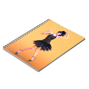 Flapper Dancing Vintage Notebook