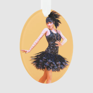 Flapper Dancing Vintage Ornament