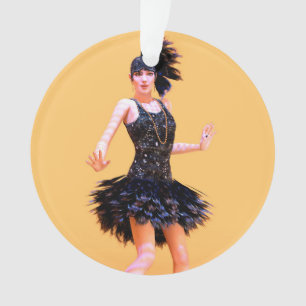 Flapper Dancing Vintage Ornament