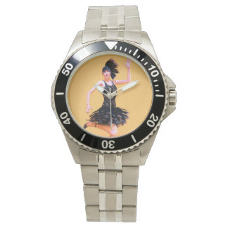 Flapper Dancing Vintage Watch