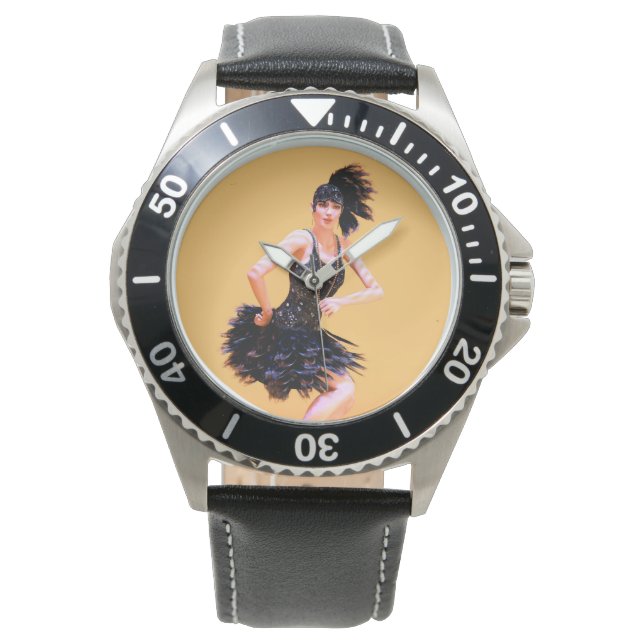 Flapper Dancing Vintage Watch (Front)