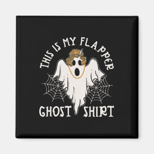Flapper Ghost 1920s Vintage Halloween Party Roarin Magnet