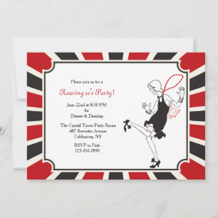 Flapper Invitation