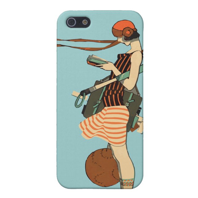 Flapper iPhone Case (Back)