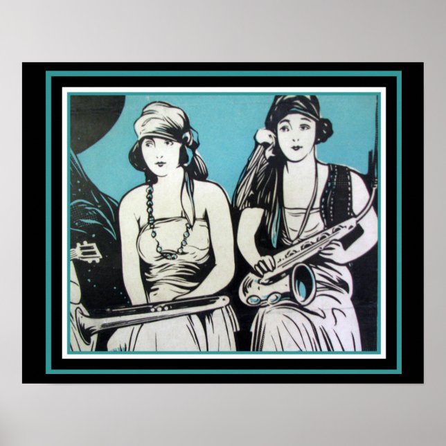 "Flapper Jazz" 16 x 20 poster (Front)