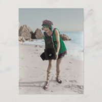 Flapper Photographer at the Beach