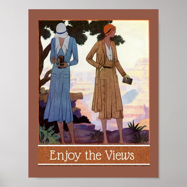 Flapper Photographer, Enjoy the View Poster (Front)