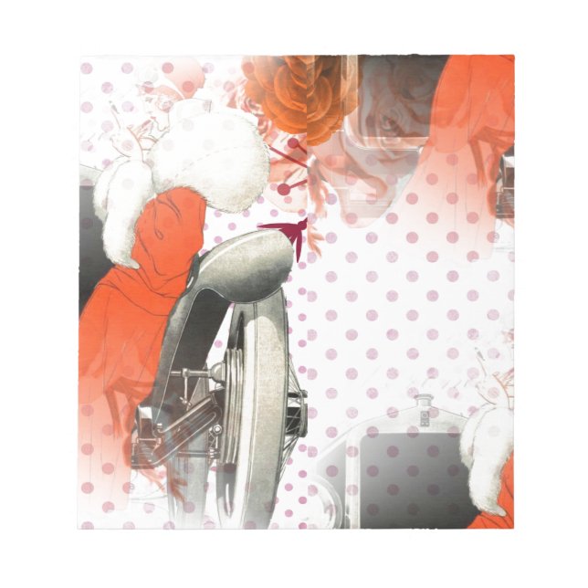 flapper polkadots notepad (Front)