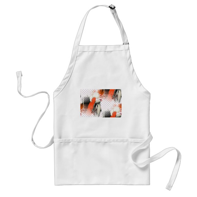 flapper polkadots standard apron (Front)