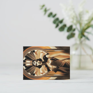 Flapper Woman, Art Deco, Vol 2 - Playing card