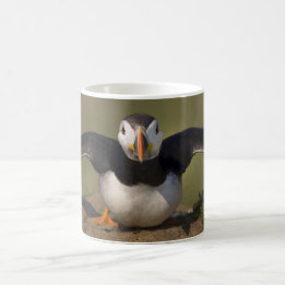 Flapping Puffin Coffee Mug