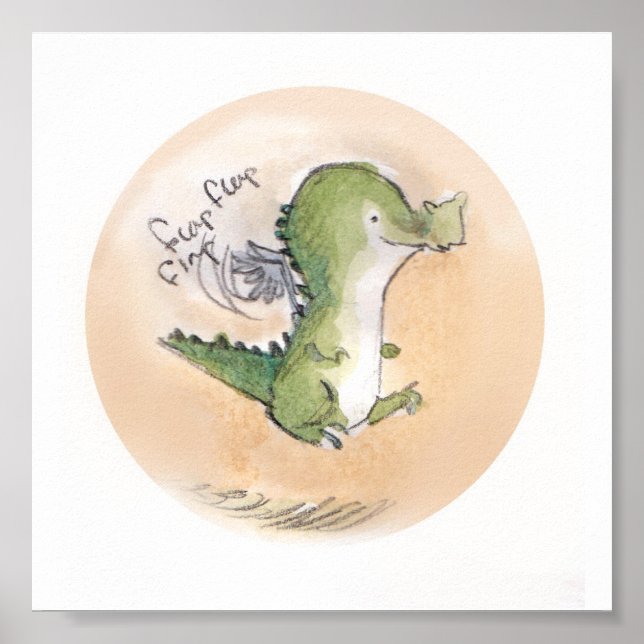 Flappy Cuthbert Print (Front)