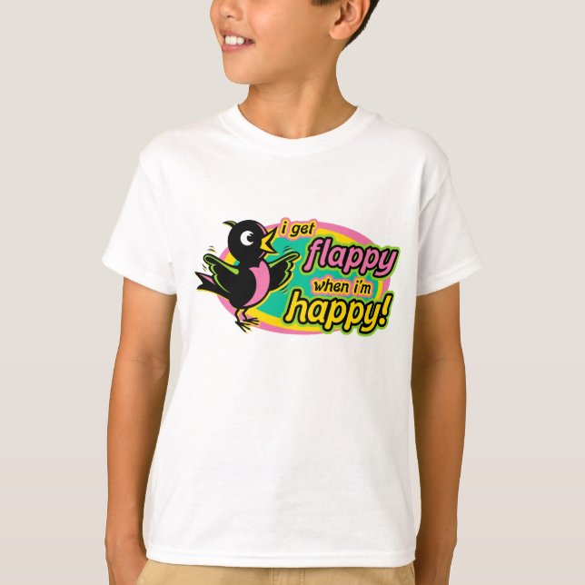 Flappy Happy T-Shirt (Front)