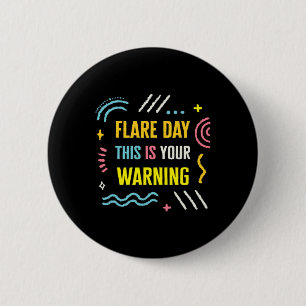 Flare Day Complex Regional Pain Syndrome Awareness 6 Cm Round Badge