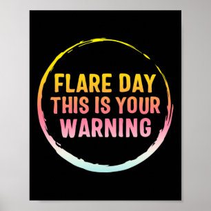 Flare Day Complex Regional Pain Syndrome Awareness Poster
