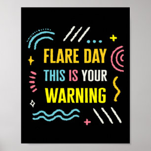 Flare Day Complex Regional Pain Syndrome Awareness Poster