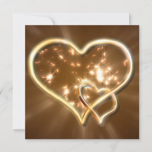 Flare of Love Valentine Invite (Front)
