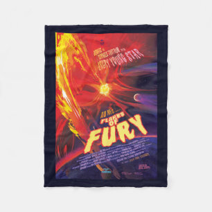 Flares Of Fury Poster, Au Microscopii. Fleece Blanket