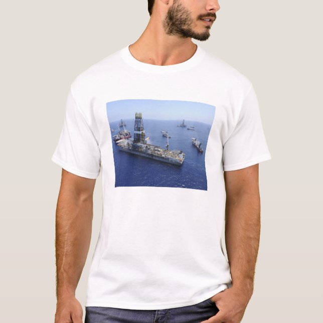 Flaring operations conducted by the drillship T-Shirt (Front)