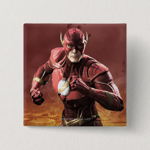 Flash 15 Cm Square Badge