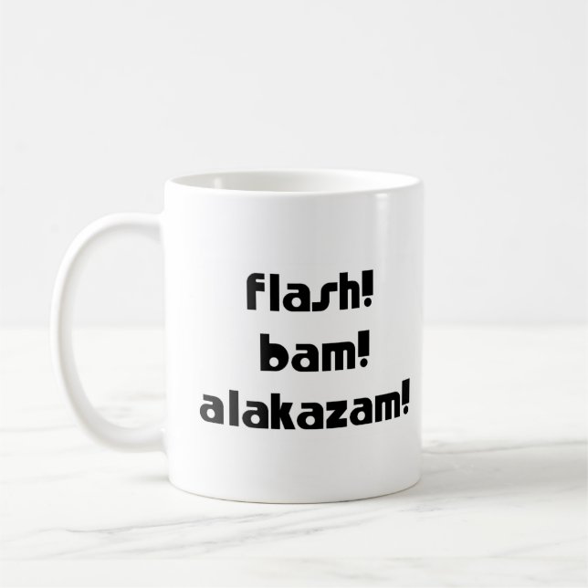 flash bam alakazam coffee mug (Left)