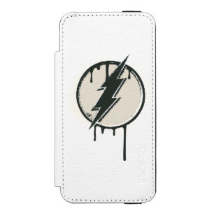 Flash Bolt Paint Grunge Incipio Watson™ iPhone 5 Wallet Case