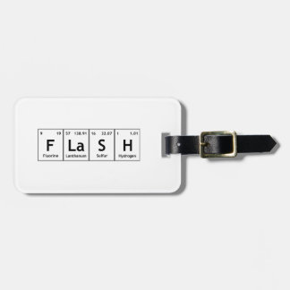 FLaSH Chemistry Periodic Table Element Symbols Luggage Tag