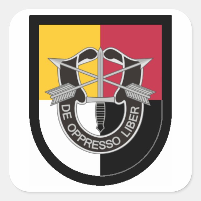 FLASH/DUI 3RD SPECIAL FORCES GROUP STICKERS (Front)