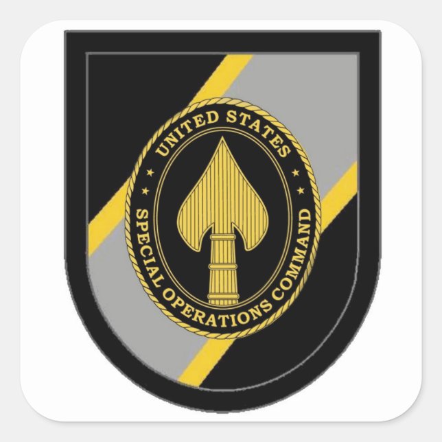 FLASH/DUI JOINT SPECIAL OPS COMMAND STICKERS (Front)