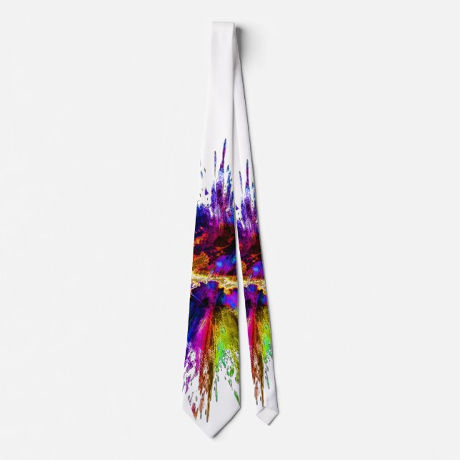 "Flash Feathers" Tie (Front)