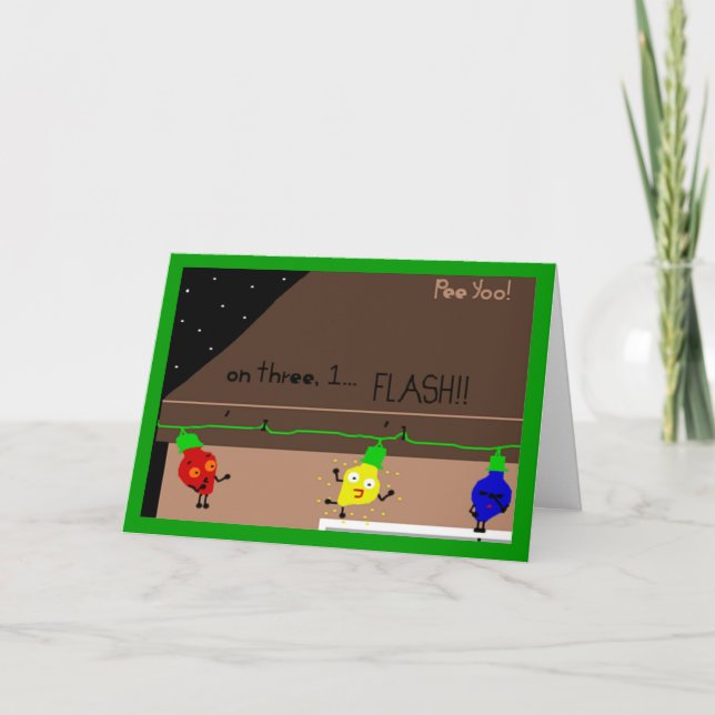 Flash! Holiday Card (Front)