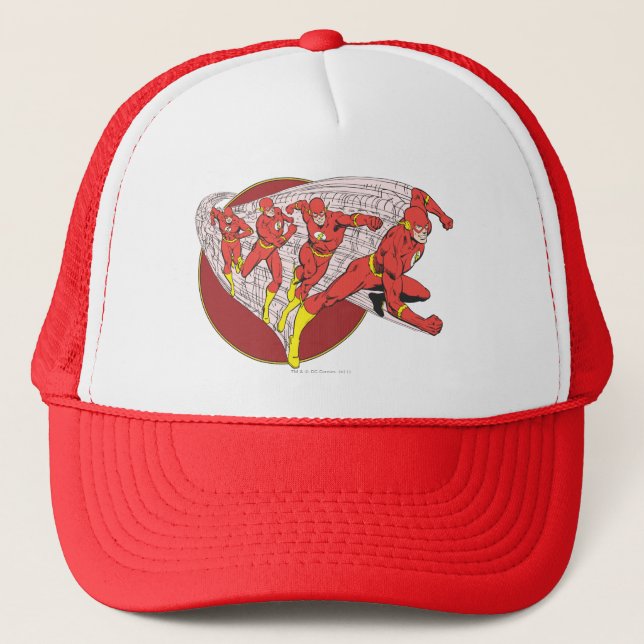Flash In Motion Trucker Hat (Front)