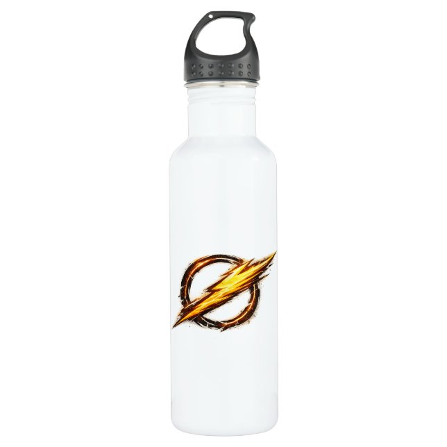 Flash inspired logo  710 ml water bottle (Front)