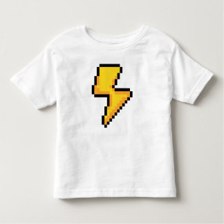 Flash! Lightening Bolt Pixel Style Novelty T-Shirt