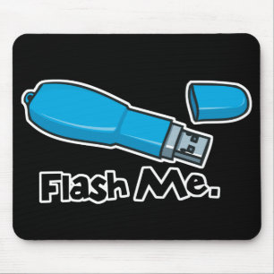 flash me flash drive design mouse pad