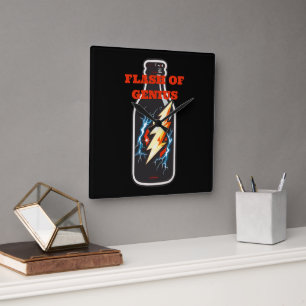 Flash of Genius Square Wall Clock