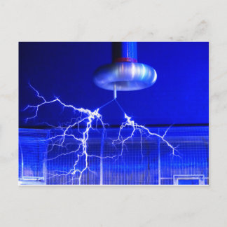 Flash Tesla Coil... Postcard