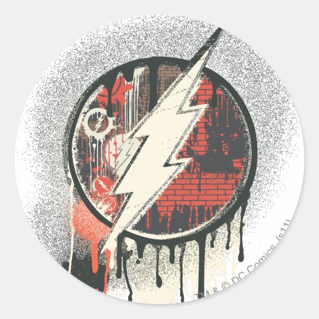 Flash - Twisted Innocence Symbol Classic Round Sticker (Front)