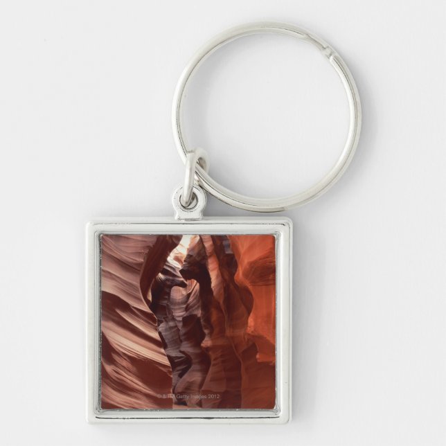 Flashflood-eroded sandstone formations of key ring (Front)