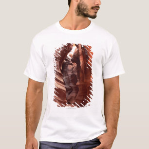 Flashflood-eroded sandstone formations of T-Shirt